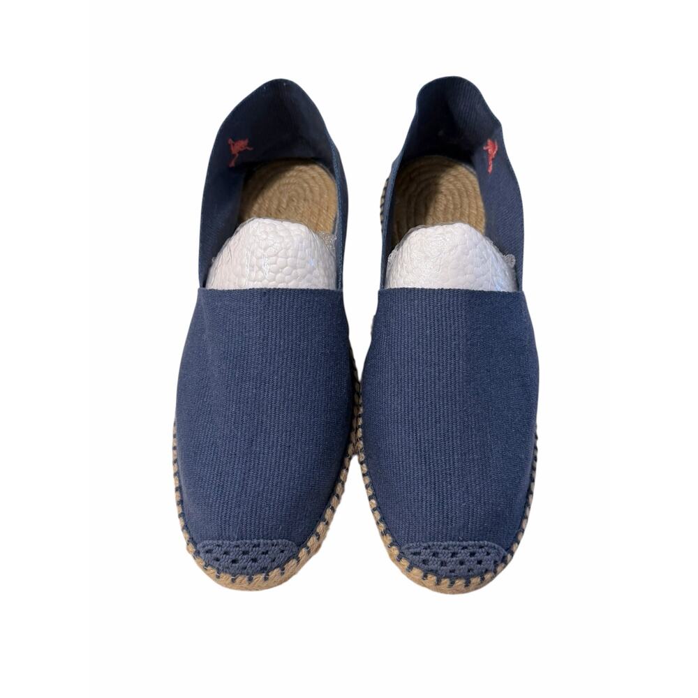 Artisanat Français Blue Espadrille Slip-On Flats Women's 43/12 Pink Flamingo NEW